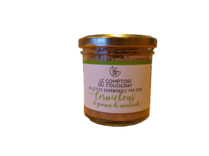 Rillette Pur Porc aux Cornichons Le Mottay Gourmand
