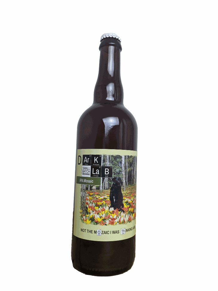 Brasserie Dark Lab IPA MOSAIC bouteille 75cl